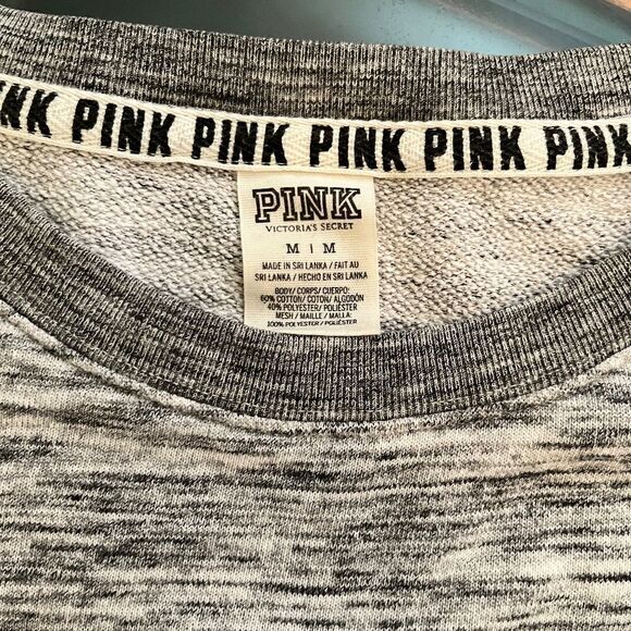 Victorias Secret Pink Medium Sweatshirt Warm Gray - Picture 5 of 12